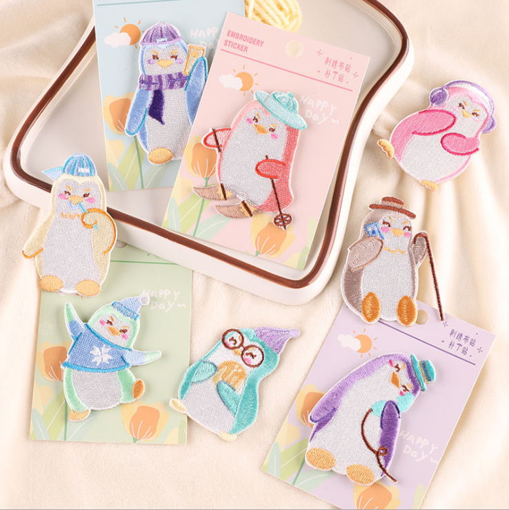 Sewing Id - Patch Bordir Hewan 10 Pcs, Tempel