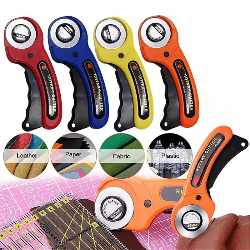 Rotary Cutter Fabric - Pisau Roda 45MM untuk Memotong Kain,