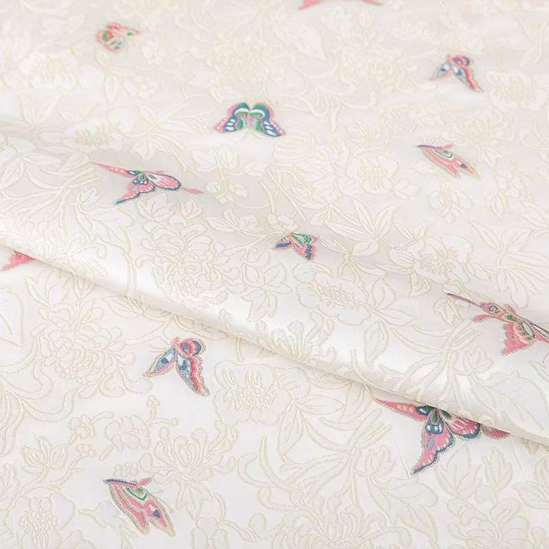 Is Sewing A Textile Craft - Kain Brokat Jacquard Motif Kupu-Kupu Gaya