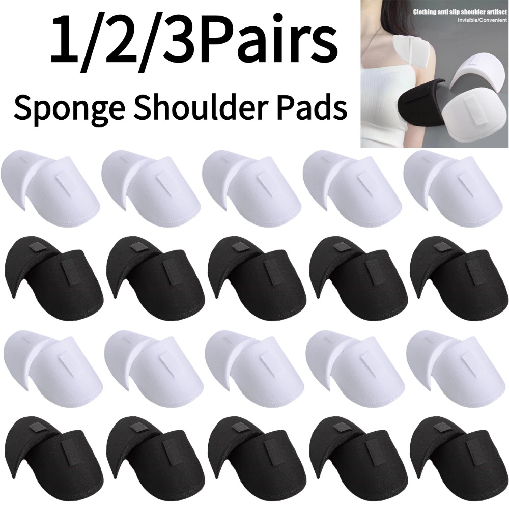 Shoulder Pad Set In - 1/2/3 Pasang Bantalan Bahu Busa Jahit