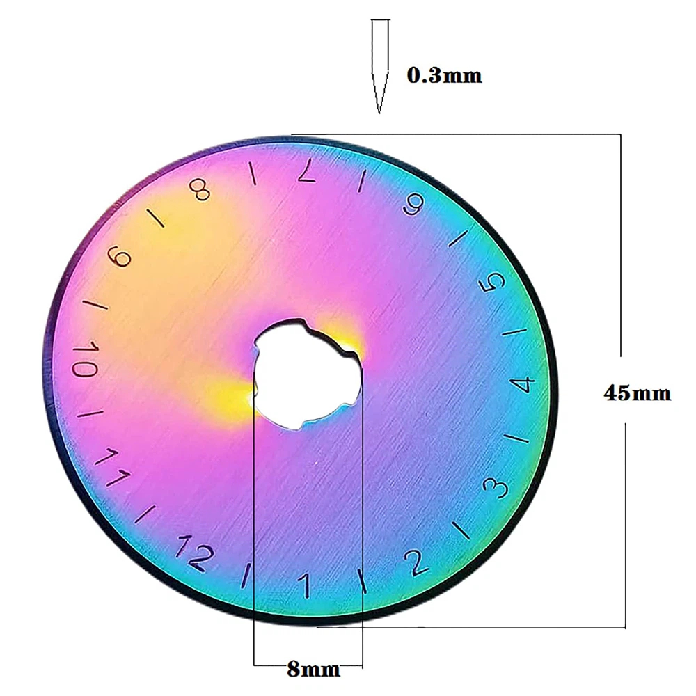 10 Buah Pisau Pemotong Putar 4 - Rotary Cutter Fabric ulasan dan harga