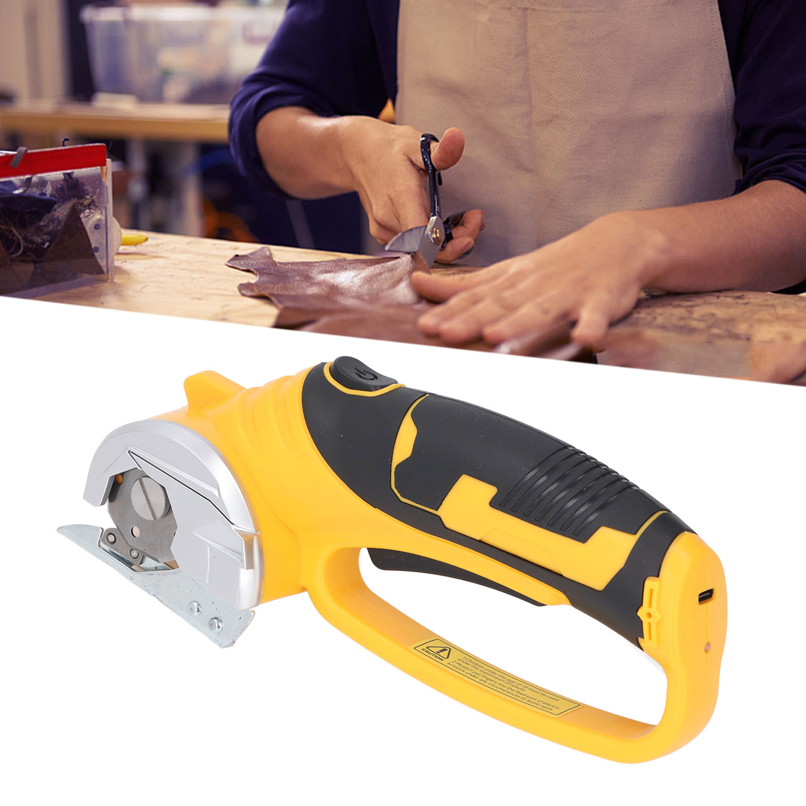 Pemotong Kardus Listrik Tanpa  - Rotary Cutter Fabric ulasan dan harga