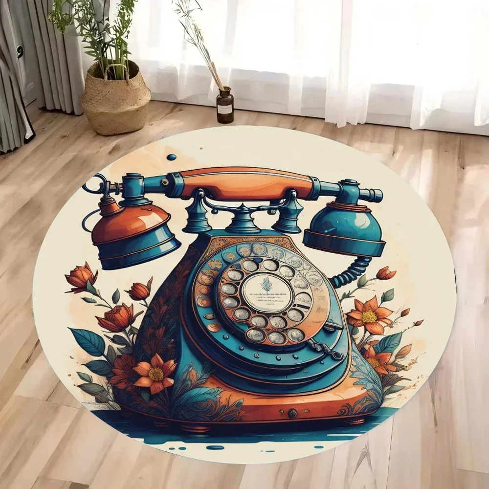 ~O~Karpet Bundar Mesin Jahit V - Vintage Sewing Textile ulasan dan harga