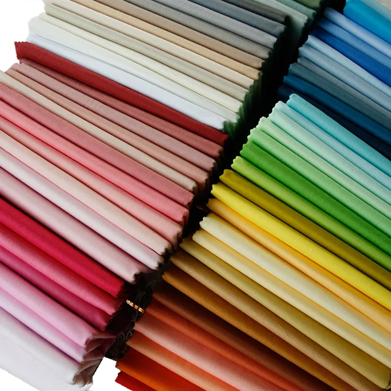 Kain Katun Murni Warna Solid 1 - Is Sewing A Textile Craft ulasan dan harga