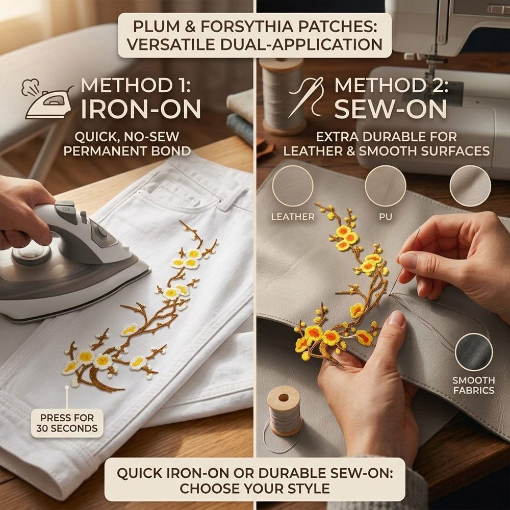 Patch Bunga Sakura DIY untuk D - Textile For Sewing ulasan dan harga