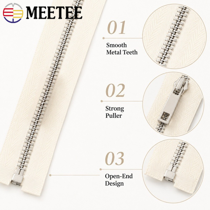 5/10Pcs 40-80Cm 5 #   Resletin - Sewing Front Zipper ulasan dan harga