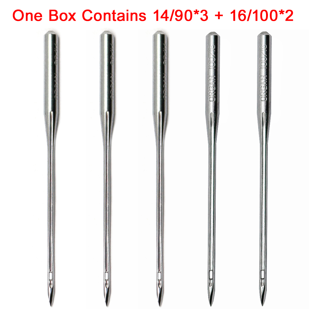 5 Buah/Kotak Jarum Organ Kulit - Twin Needle Stretch ulasan dan harga