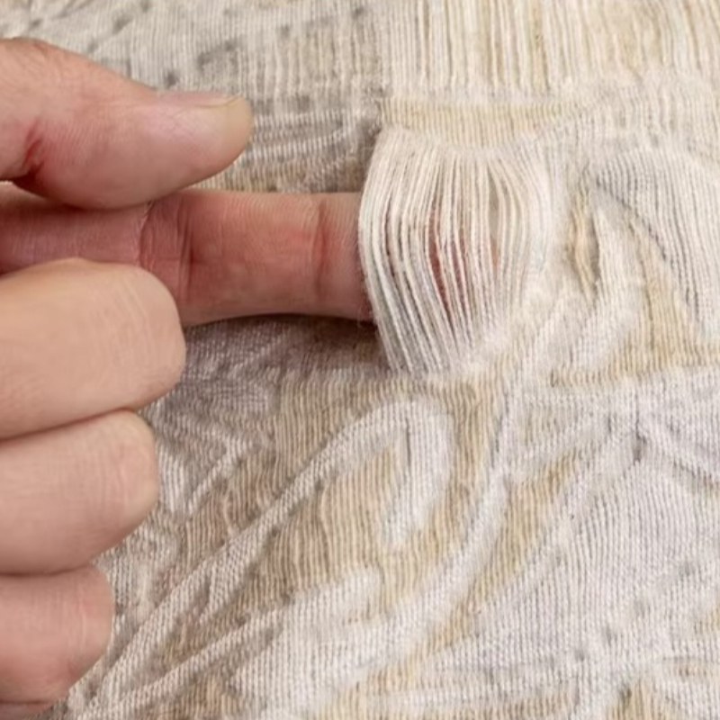 Kain Linen Jacquard Beige Moti - Is Sewing A Textile Craft ulasan dan harga