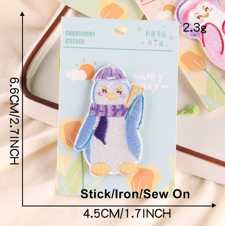 Patch Bordir Hewan 10 Pcs, Tem - Sewing Id ulasan dan harga