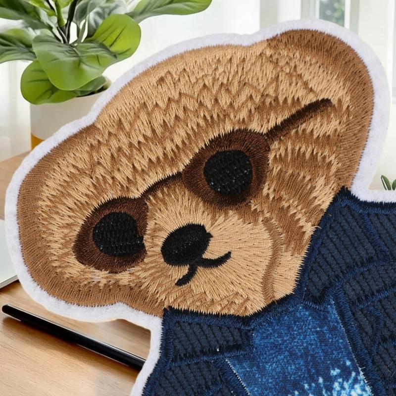 1/4PCS Patch Bordir Beruang Be - Is Sewing A Textile Craft ulasan dan harga