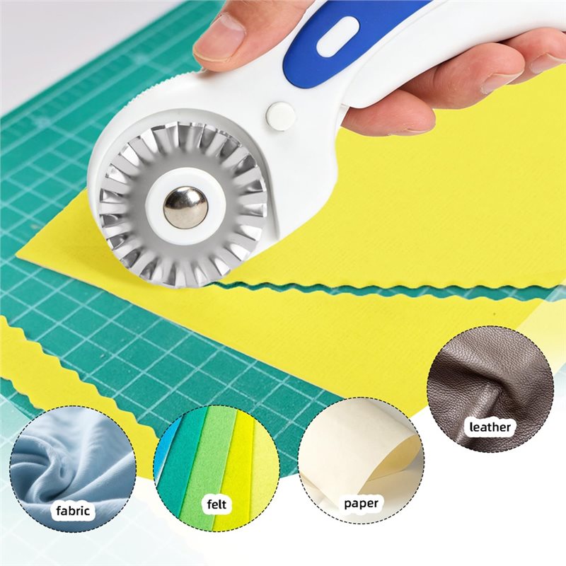 PISAU ROTARY BERGERGIR 45MM UN - Rotary Cutter Fabric ulasan dan harga
