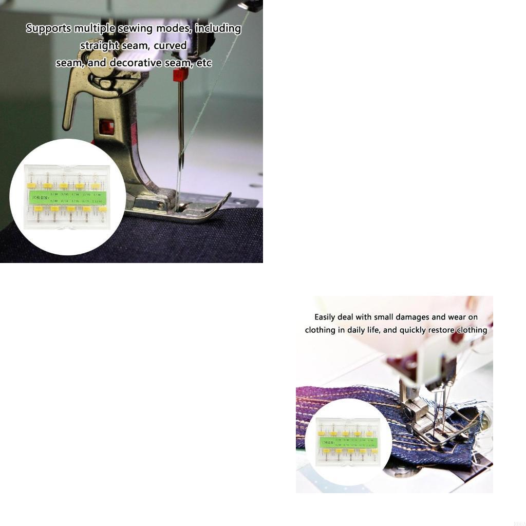 R66A 10 Buah Jarum Mesin Jahit - Twin Needle Stretch ulasan dan harga