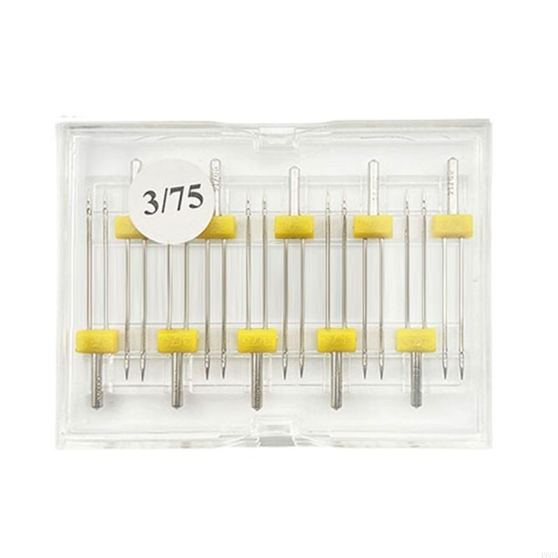 R66A 10 Buah Jarum Mesin Jahit - Twin Needle Stretch ulasan dan harga