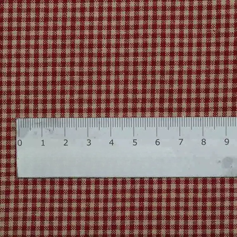 Kain Katun Murni Vintage Plaid - Vintage Sewing Textile ulasan dan harga