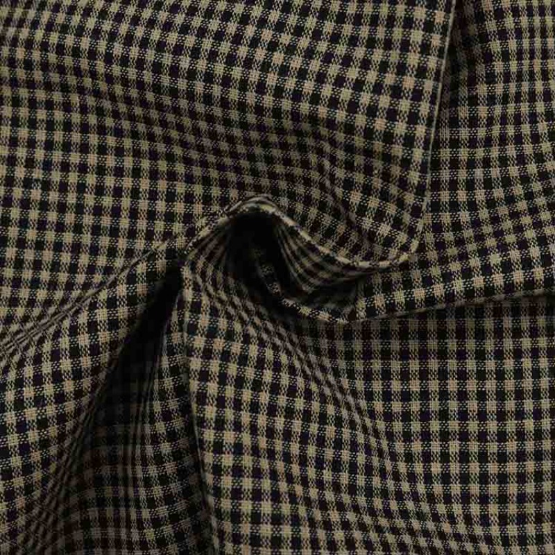 Kain Katun Murni Vintage Plaid - Vintage Sewing Textile ulasan dan harga