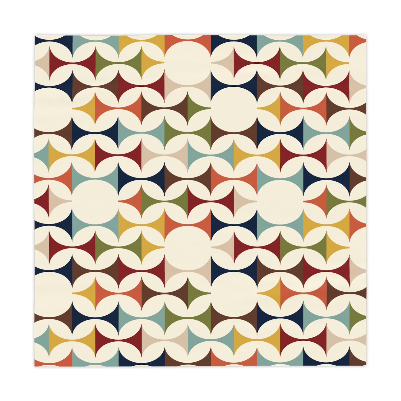 Taplak Meja Geometris Retro Mo - Century Textile & Sewing Supply ulasan dan harga