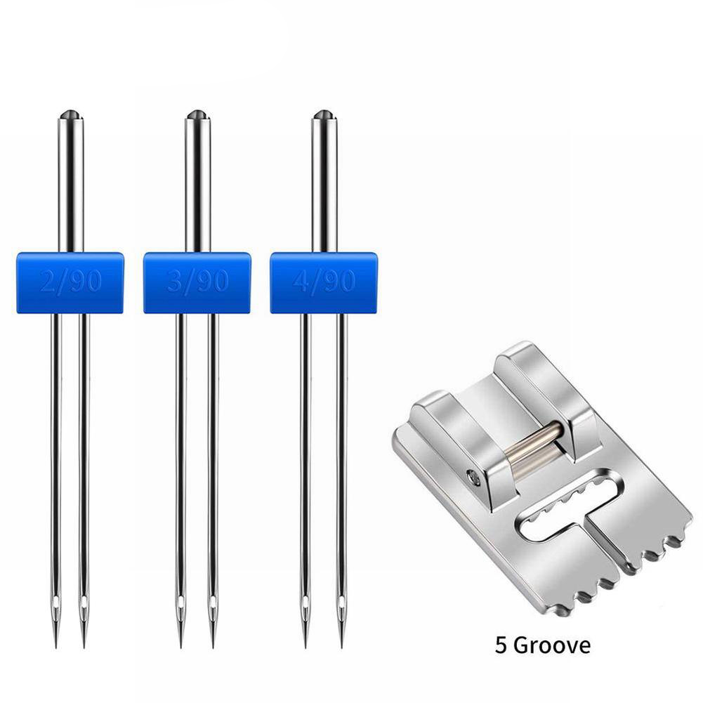 Pintuck Presser Foot, Alat Pen - Twin Needle Stretch ulasan dan harga
