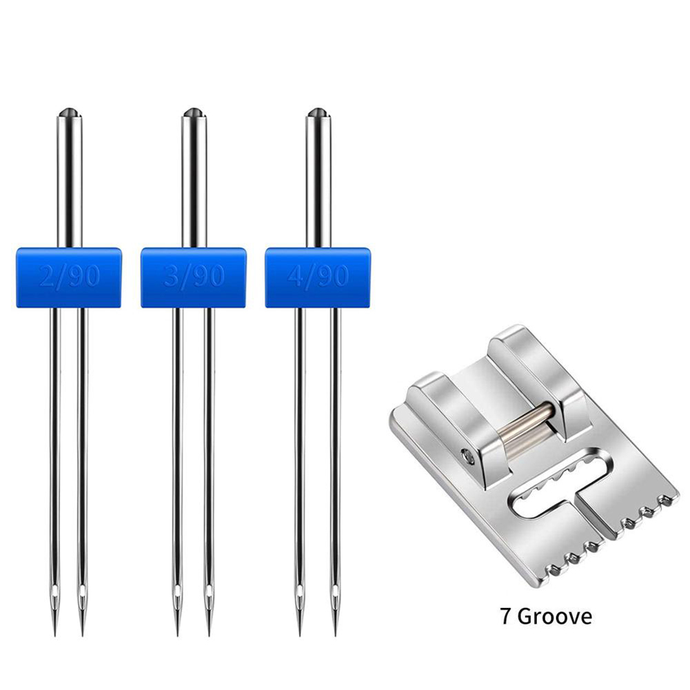 Pintuck Presser Foot, Alat Pen - Twin Needle Stretch ulasan dan harga