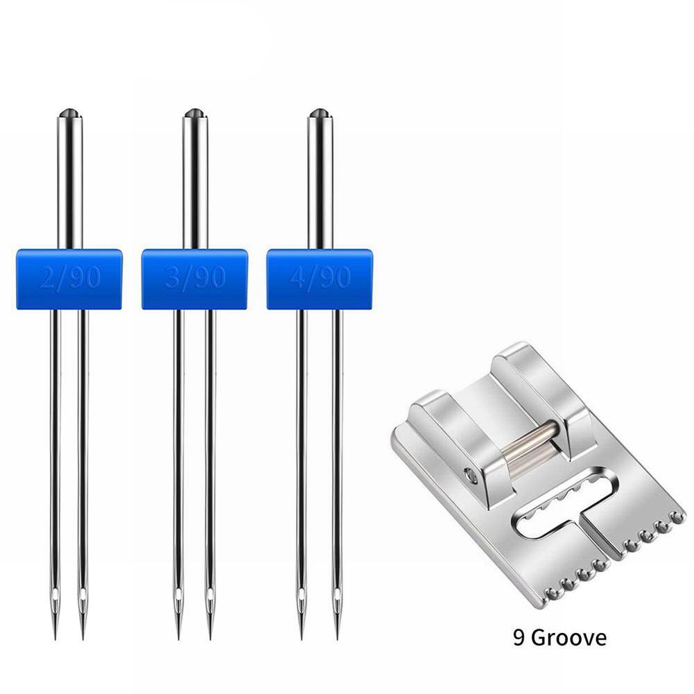 Pintuck Presser Foot, Alat Pen - Twin Needle Stretch ulasan dan harga