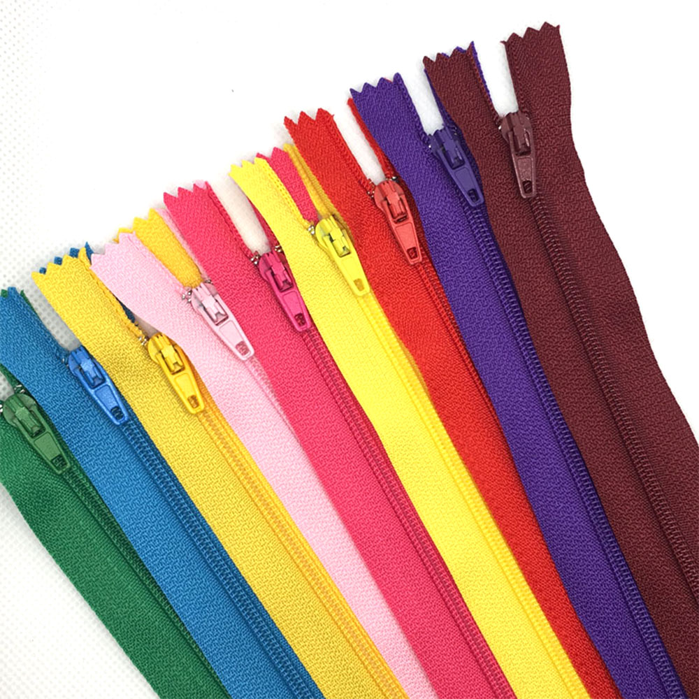 10 Buah Ritsleting Nilon 20Cm  - Sewing Garments ulasan dan harga