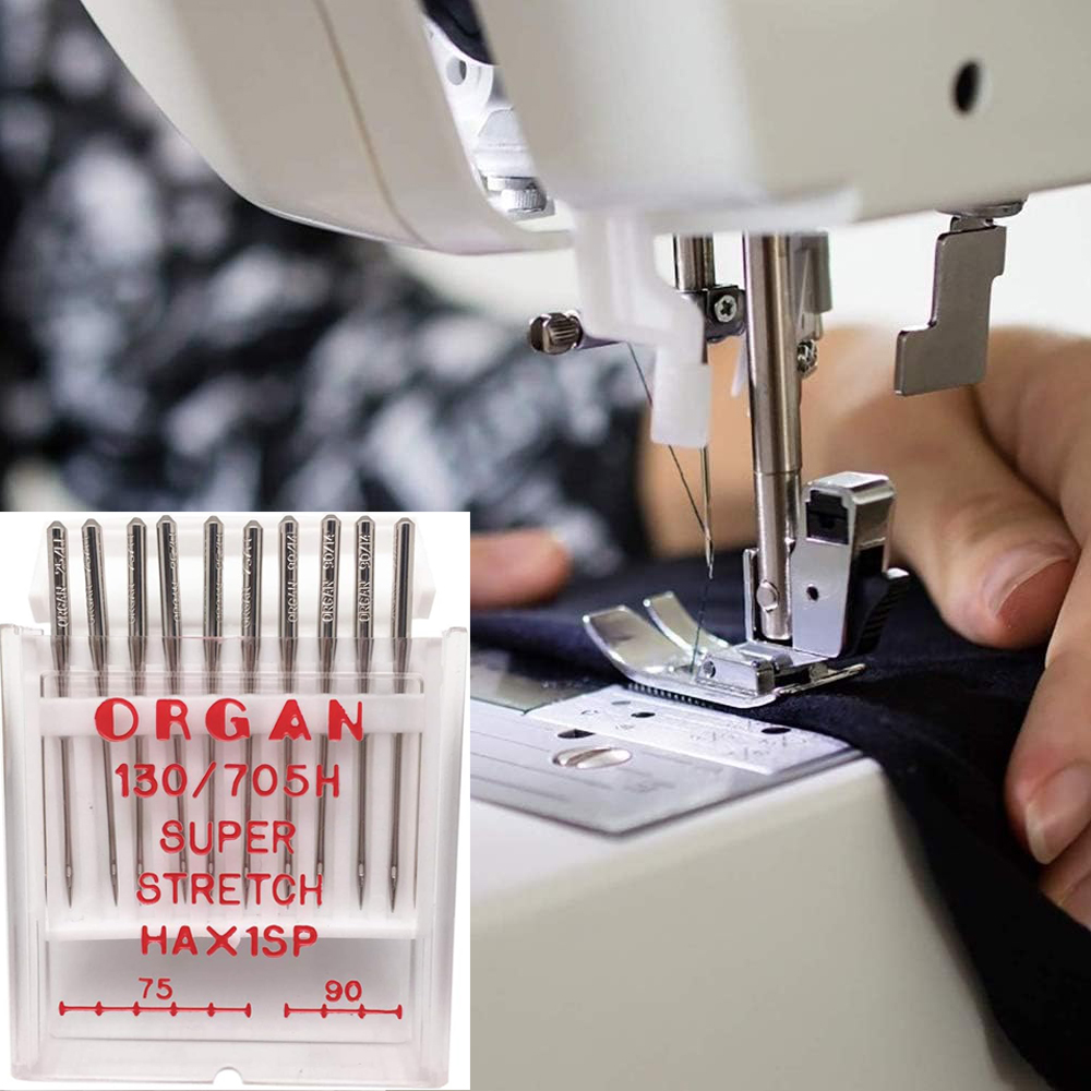 10 buah jarum Organ Serger #75 - Twin Needle Stretch ulasan dan harga