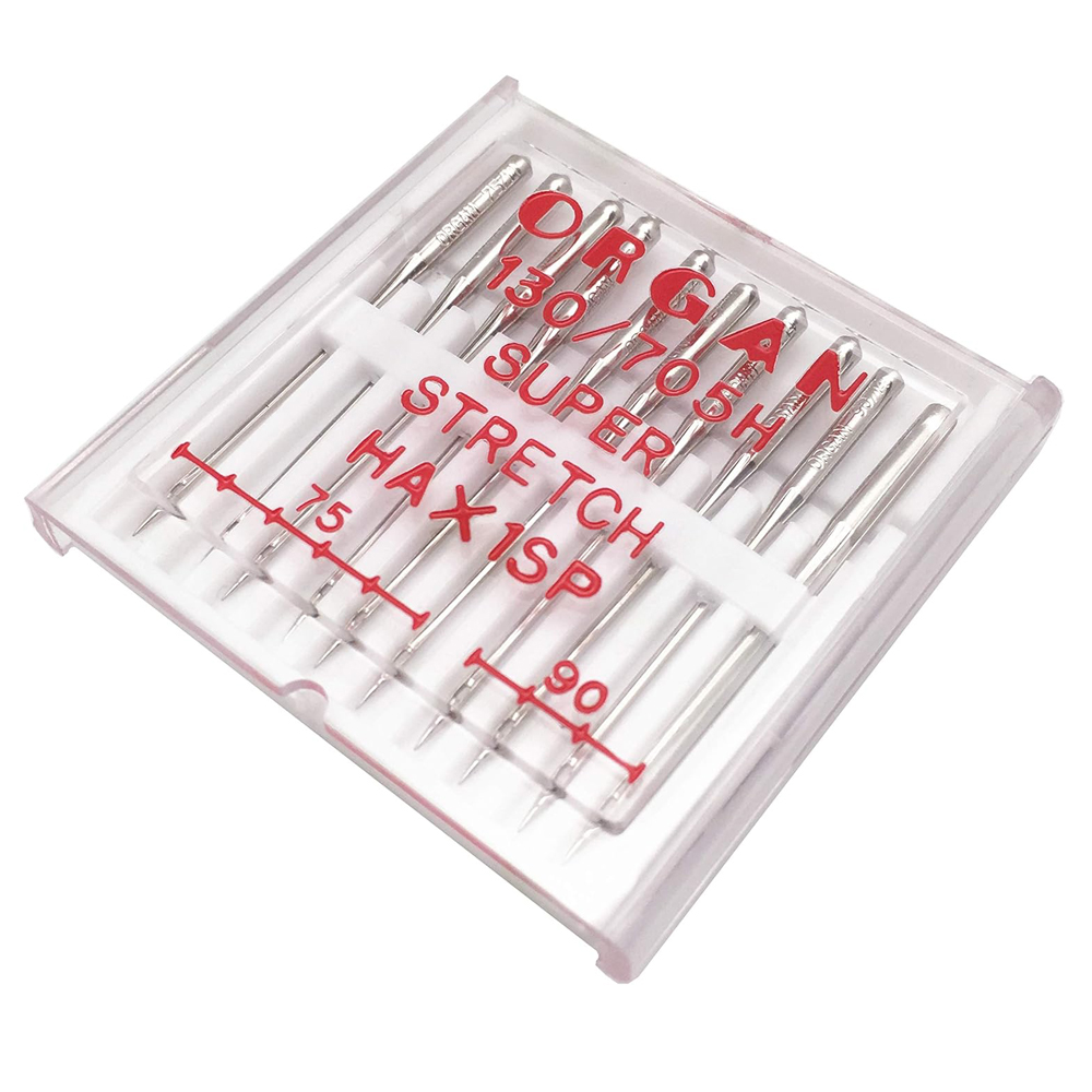 10 buah jarum Organ Serger #75 - Twin Needle Stretch ulasan dan harga