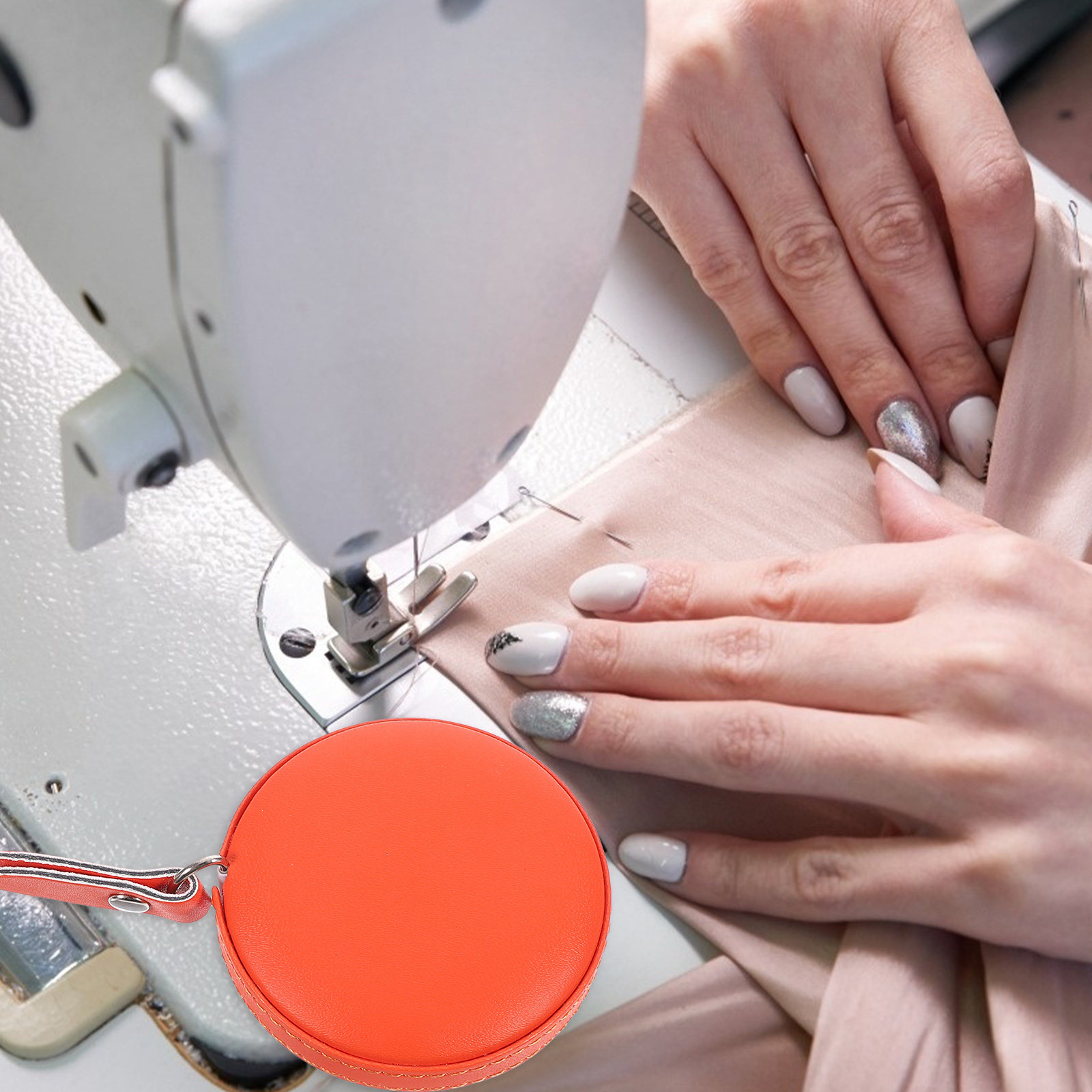 1Pcs Pita Ukur PU 1.5m Otomati - Sewing Garments ulasan dan harga