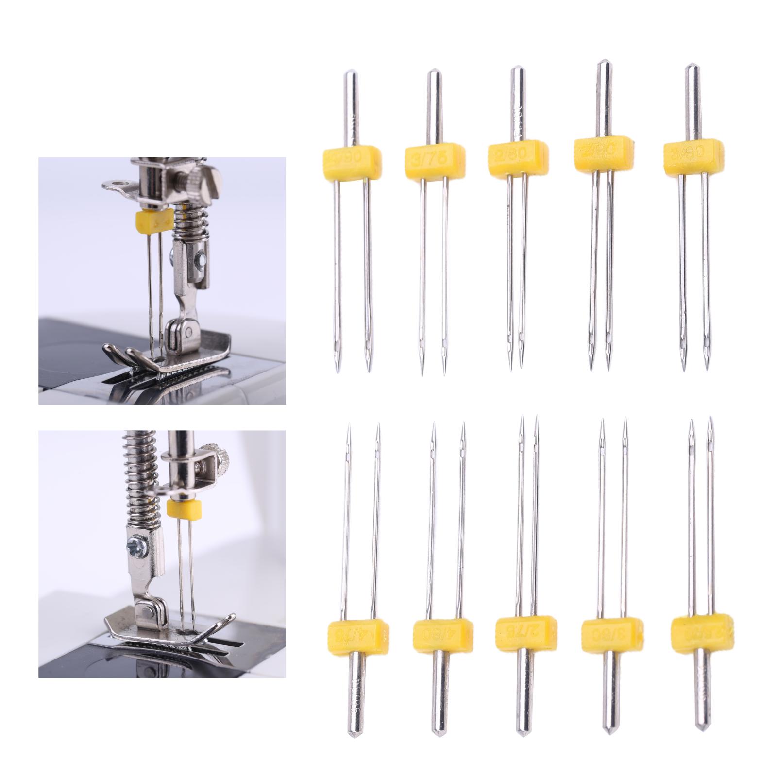 10 Buah Jarum Kembar Mesin Per - Twin Needle Stretch ulasan dan harga
