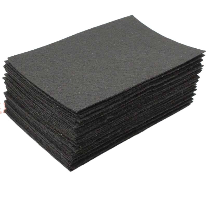 40 Buah/Lot Kain Felt Hitam 10 - Is Sewing A Textile Craft ulasan dan harga