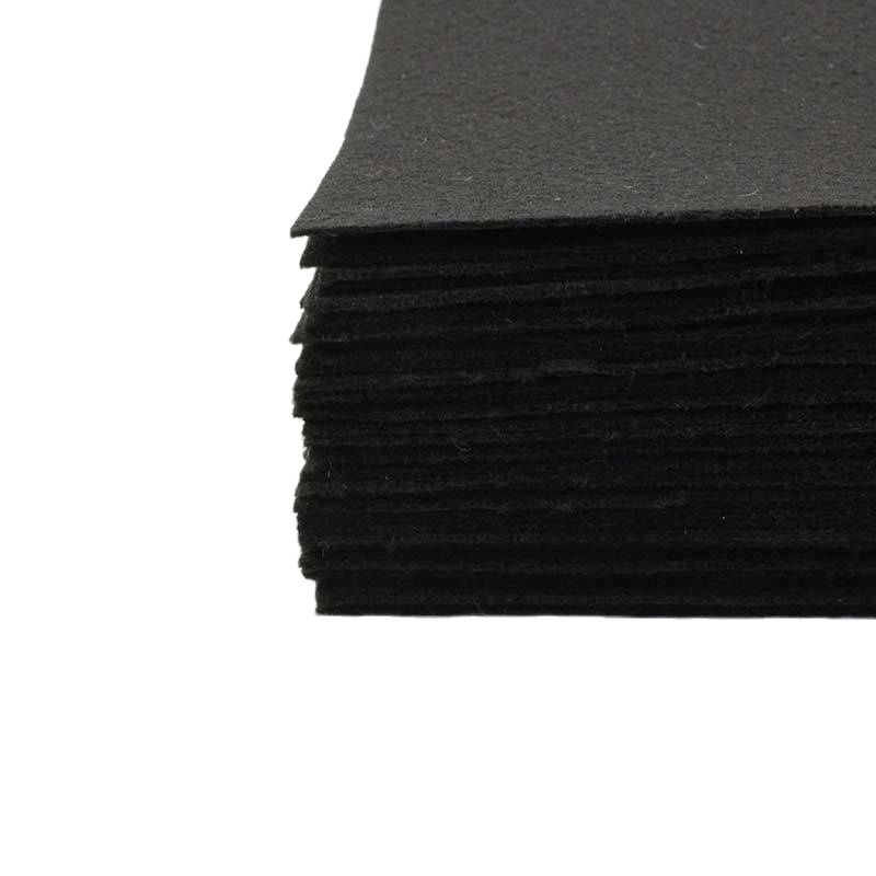 40 Buah/Lot Kain Felt Hitam 10 - Is Sewing A Textile Craft ulasan dan harga