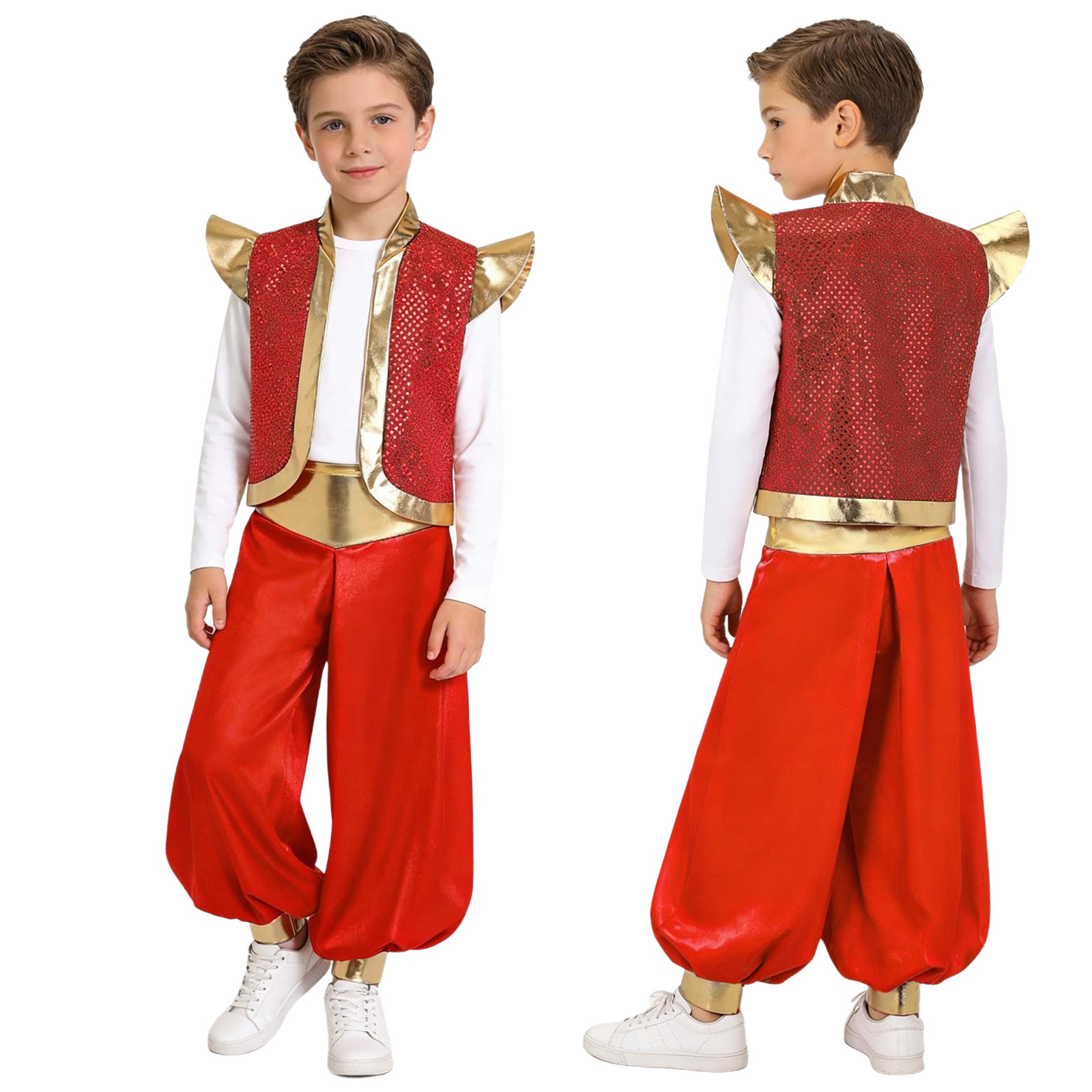 Kostum Cosplay Arab Anak Laki- - Shoulder Pad Set In ulasan dan harga
