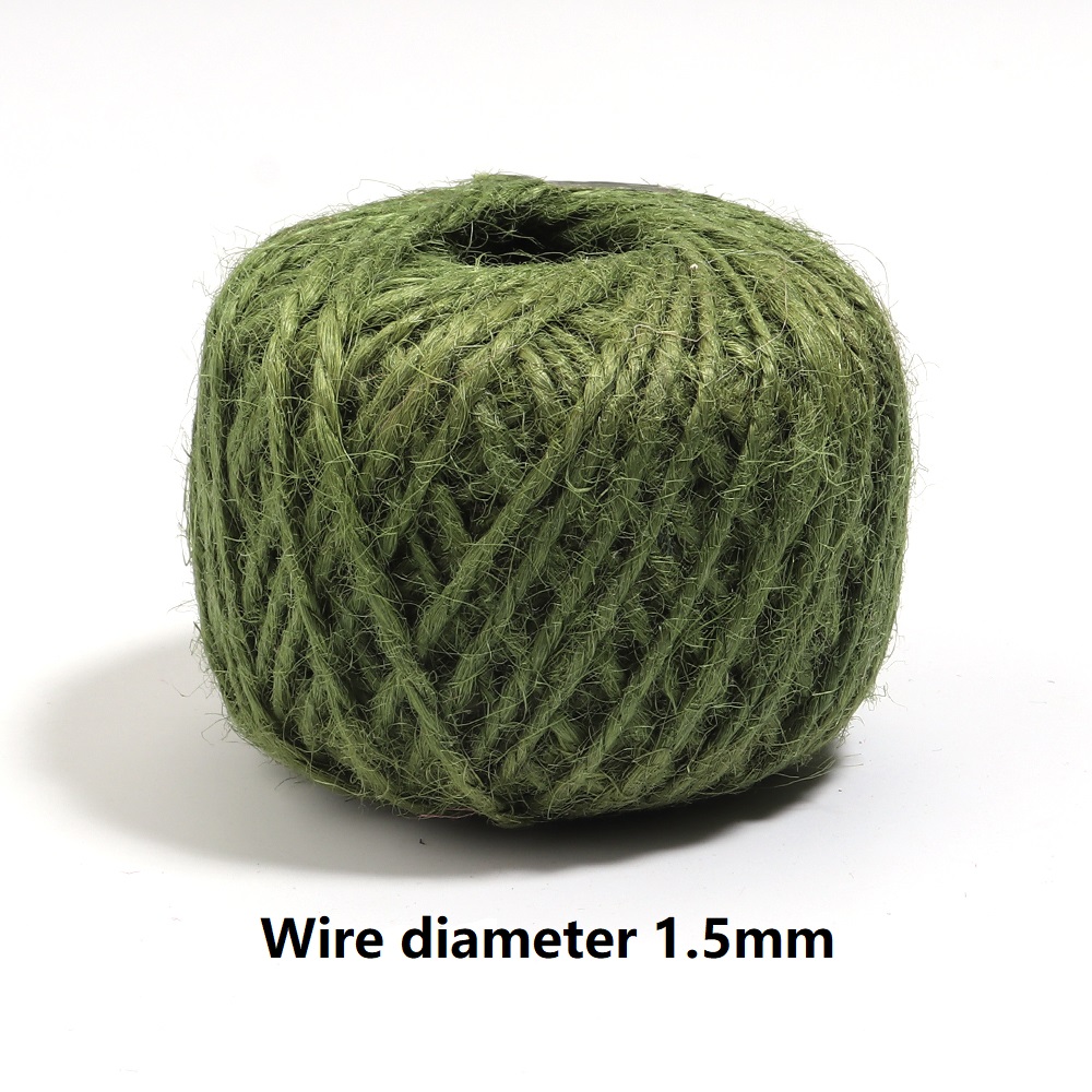 Tali Jute Alami 50 Meter untuk - Vintage Sewing Textile ulasan dan harga